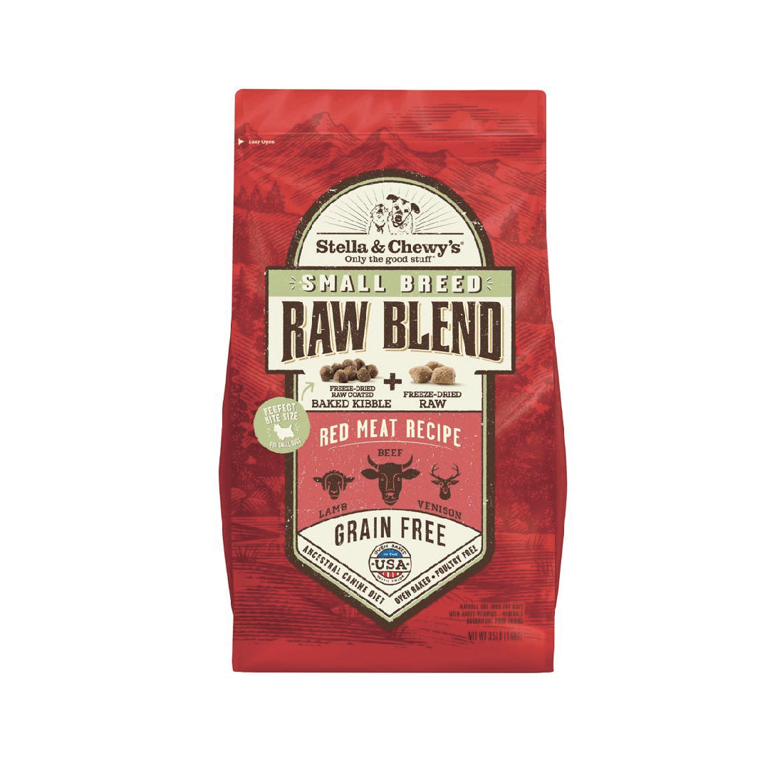 Stella & Chewy’s Raw Blend Small Breed Red Meat (Lamb, Beef & Venison) Grain-Free Dry Dog Food