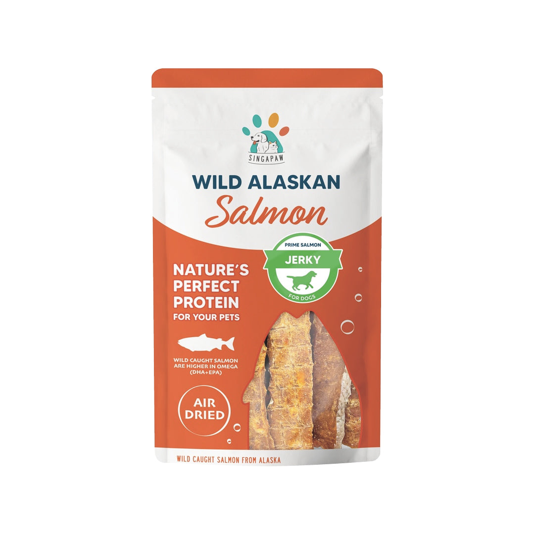 Singapaw Wild Alaskan Prime Salmon Jerky Dog Treat (70g)