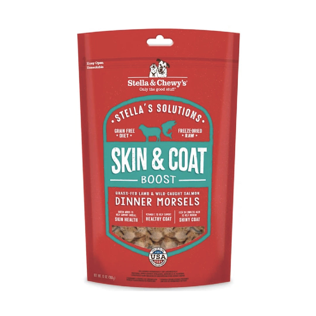 Stella & Chewy’s Stella’s Solutions Skin & Coat Boost Freeze-Dried Dog Food (13oz)