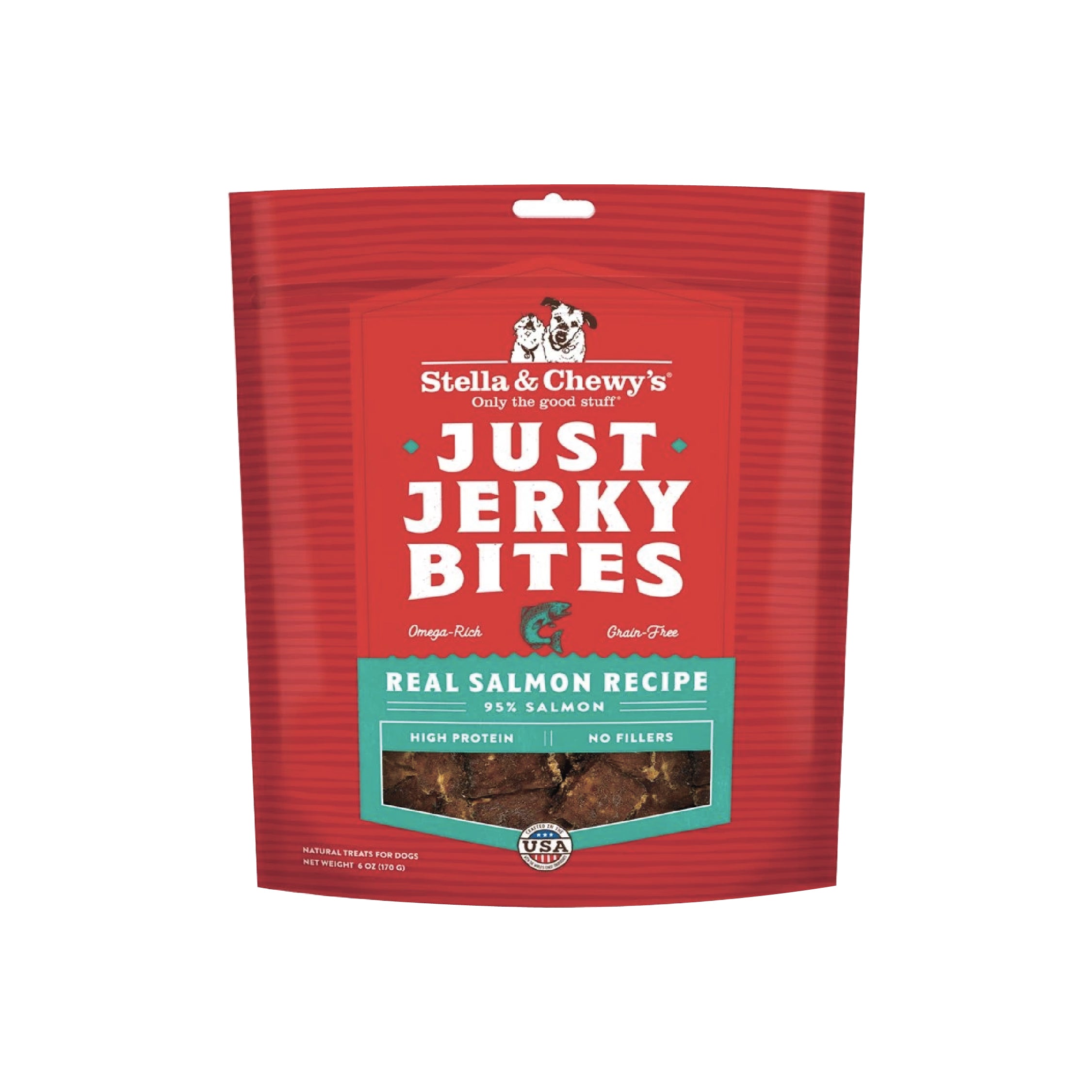 Stella & Chewy's Just Jerky Bites Salmon Dog Treats (6oz)