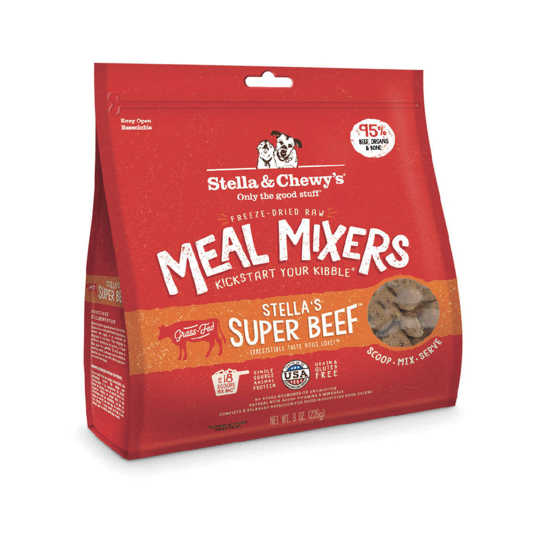 Stella & Chewy's Super Beef Meal Mixers Freeze-Dried Dog Food