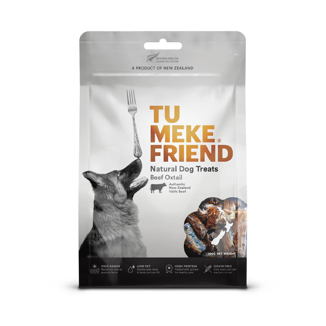 Tu Meke Friend Air Dried Beef Oxtail Dog Treats (100g)