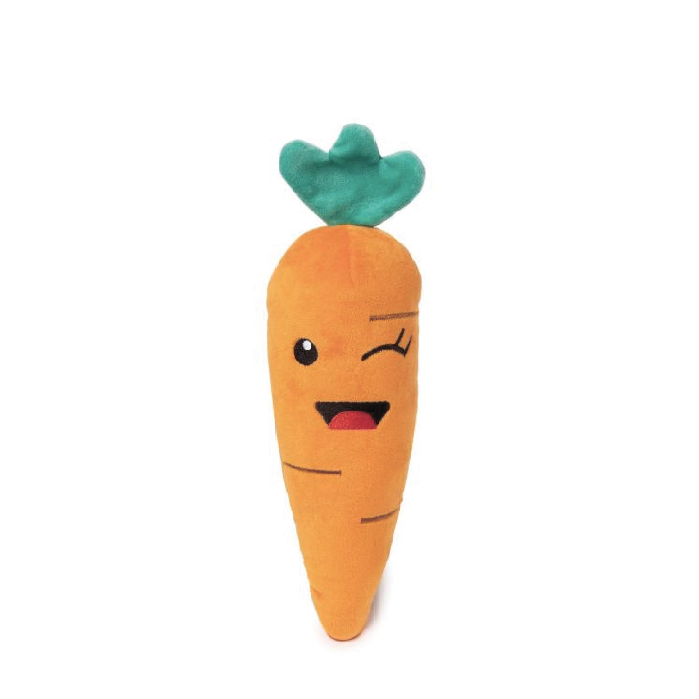 FuzzYard Winky Carrot Plush Dog Toy