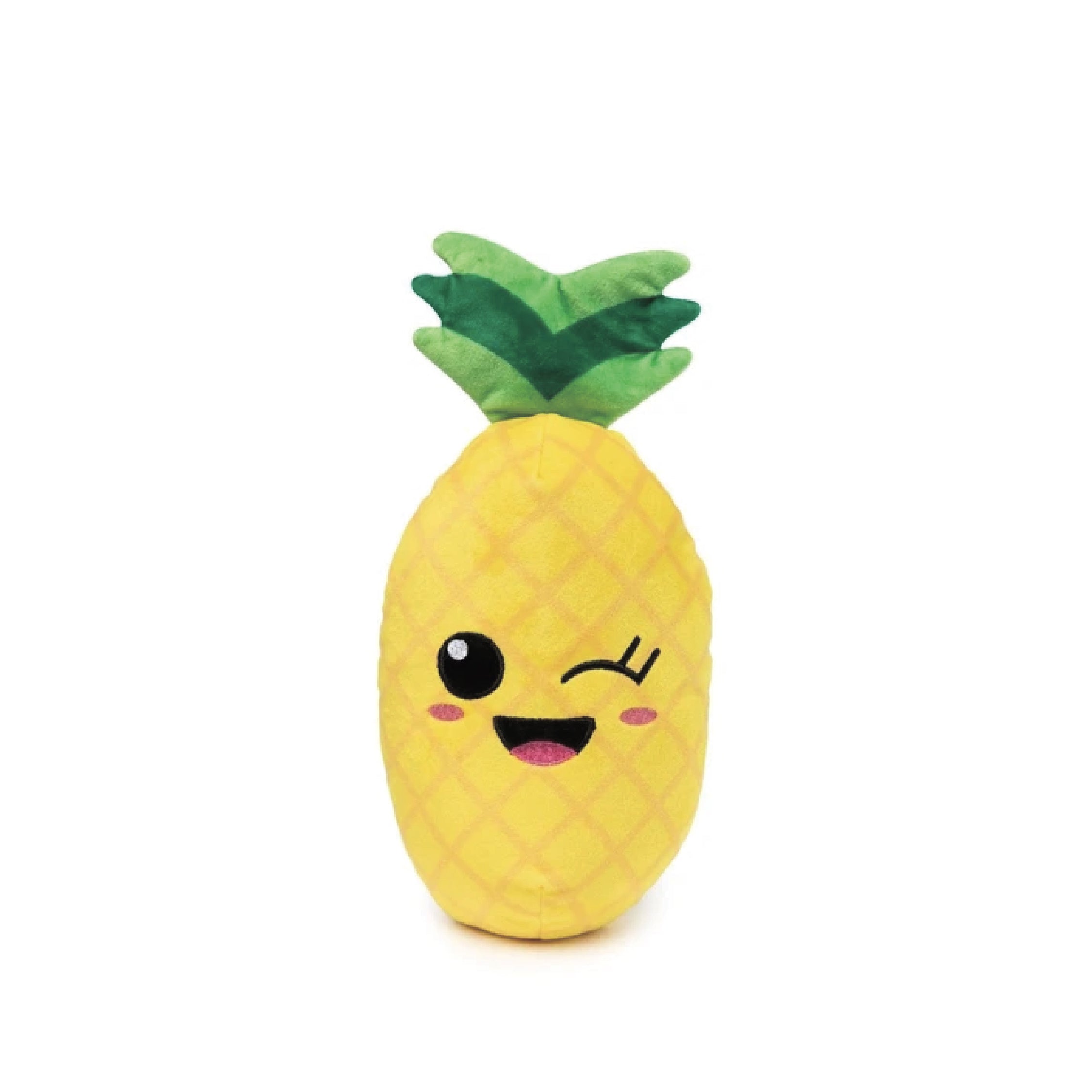 FuzzYard Winky Pineapple Plush Dog Toy