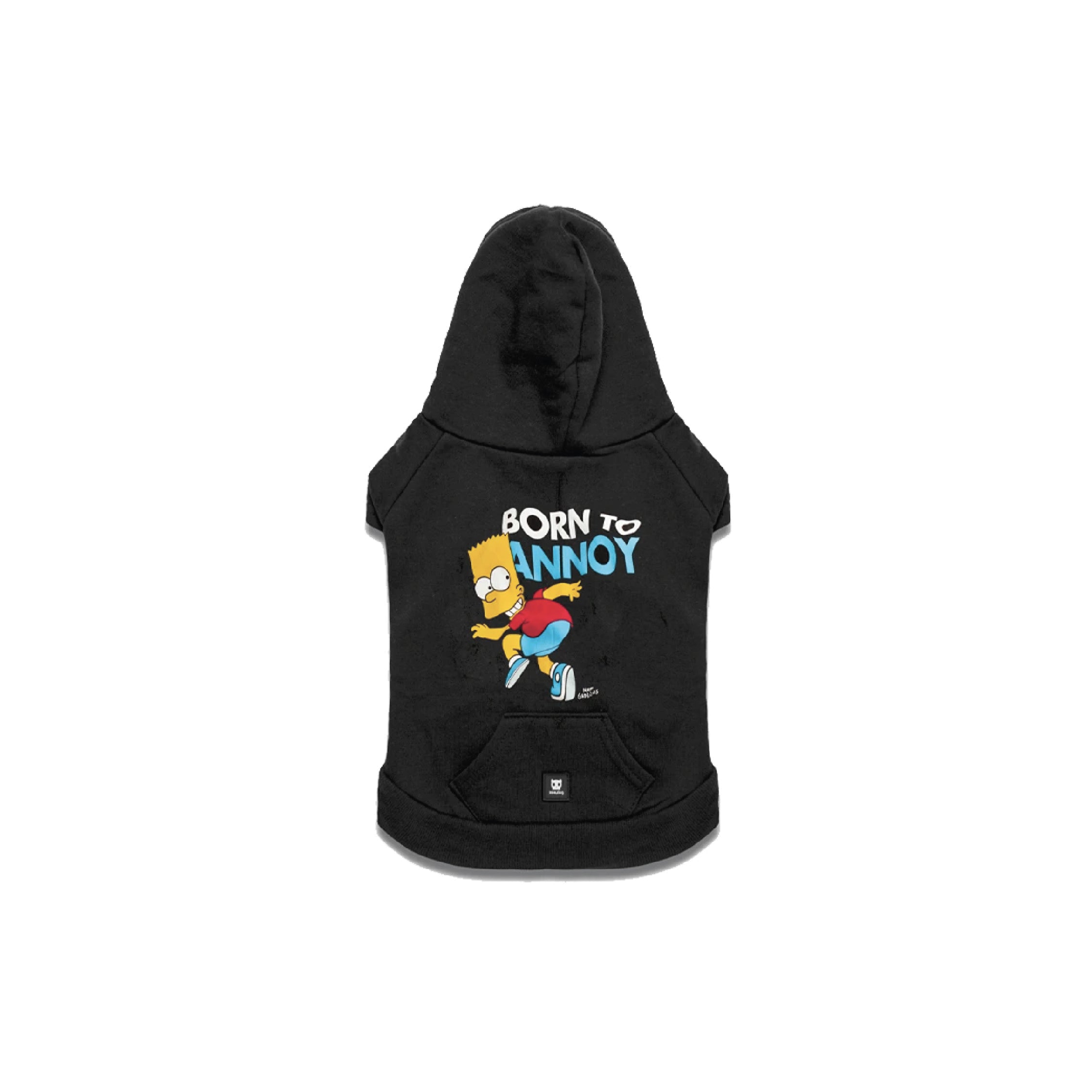 Zee.Dog Bart Simpson Born To Annoy Dog Hoodie