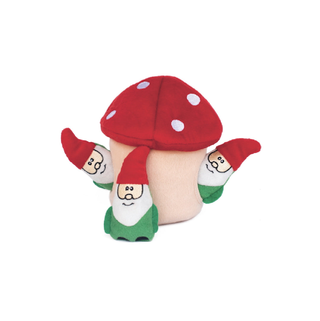 Zippypaws Holiday Burrow - Gnomes in Mushroom