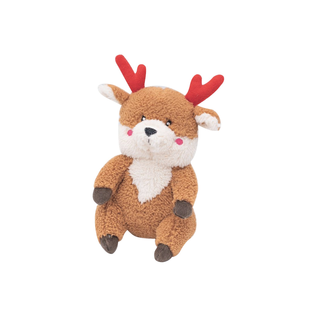 Zippypaws Holiday Cheeky Chumz - Reindeer Dog Toy